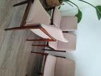 Vintage Pallisander eetkamerstoelen, Ophalen, Hout, Gebruikt, Overige kleuren