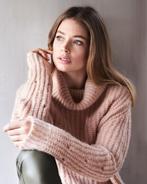 Repeat Chunky oversized gebreide col trui sweater  36 38 S M, Kleding | Dames, Repeat, Ophalen of Verzenden, Maat 36 (S), Roze