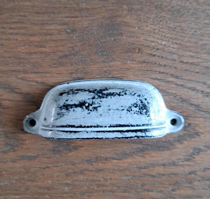 5 x stoere lichtgrijze komgreep, Huis en Inrichting, Woonaccessoires | Overige, Nieuw, Ophalen of Verzenden