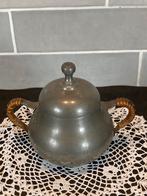 Antiek tinnen suikerpotje (181025c), Antiek en Kunst, Antiek | Tin, Ophalen of Verzenden