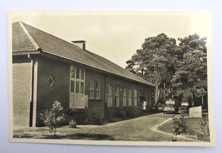 RIJEN NB VLIEGBASIS, Ziekenboeg en Medische Dienst ambulance, Verzamelen, Ansichtkaarten | Nederland, Gelopen, Noord-Brabant, 1940 tot 1960