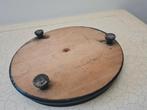 Antiek houten onderbord voor stolp, Heikant 21 Kaatsheuvel, Gebruikt, Belle Vieille Brocante, Ophalen of Verzenden