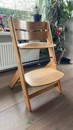 Bruine kinderstoel, Ophalen, Gebruikt, Meegroeistoel