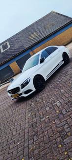 Mercedes-Benz C-Klasse C180 1.6 115KW 2015 Wit, Auto's, 65 €/maand, Achterwielaandrijving, 1295 kg, Wit