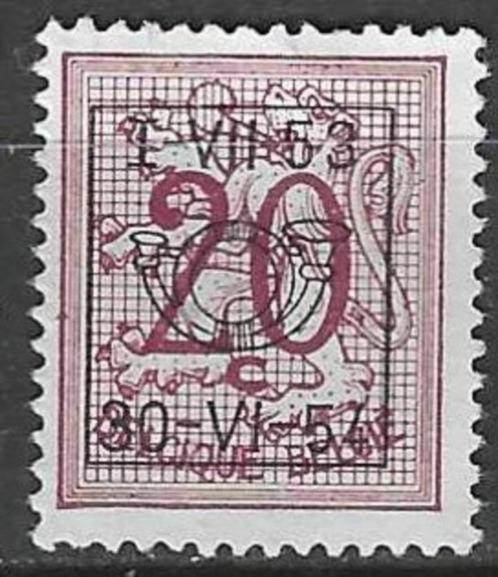 Belgie 1953 - OBP 637pre - Opdruk D - 20 c. (ZG), Postzegels en Munten, Postzegels | Europa | België, Postfris, Ophalen
