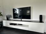Karat TV Meubel Hangend - Zwart Wit, Huis en Inrichting, Ophalen, Glas, Zo goed als nieuw, 200 cm of meer