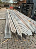 Hardhouten paal 8.5x8.5x300 cm met V-groef / B-keus, Tuin en Terras, Palen, Balken en Planken, Ophalen, Gebruikt, Palen, Hardhout