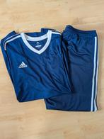 Adidas Climalite sportkleding set broek + shirt maat 3XL/L, Kleding | Heren, Blauw, Overige maten, Ophalen of Verzenden, Zo goed als nieuw
