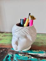 Head-shaped ceramic pot, Rond, Ophalen of Verzenden, Zo goed als nieuw, Aardewerk