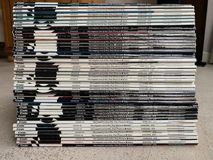 iCreate magazine (Apple, iMac, iPad, iPhone, ed) 2014 / 2019, Boeken, Tijdschriften en Kranten, Gelezen, Overige typen, Ophalen of Verzenden