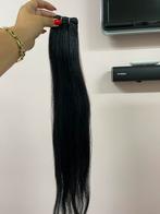 100% remy human hair, Ophalen of Verzenden, Zo goed als nieuw, Pruik of Haarverlenging