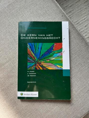 De kern van het ondernemingsrecht 7e druk beschikbaar voor biedingen