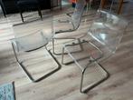 Transparante design stoelen - set van 3, Huis en Inrichting, Ophalen, Kunststof, Overige kleuren, Drie