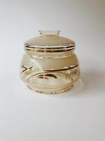 VINTAGE GLAZEN LAMPENKAP | GEEL (3 STUKS), Huis en Inrichting, Lampen | Lampenkappen, -, -, Rond, Ophalen of Verzenden