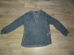 Transfer Blauwe Doorzichtige Blouse Met V-Hals Maat M, Kleding | Dames, Blouses en Tunieken, Maat 38/40 (M), Blauw, Ophalen of Verzenden