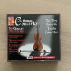 The Great Masters- The Violin Concerto-vioolconcerten-2 CD’s, Cd's en Dvd's, Ophalen of Verzenden