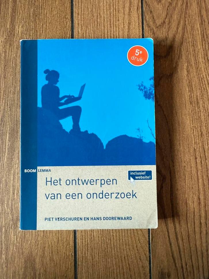 Hans Doorewaard - Het ontwerpen van een onderzoek, Boeken, Wetenschap, Zo goed als nieuw, Ophalen of Verzenden