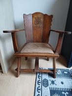 Antieke houten stoel met armleuningen, Antiek en Kunst, Ophalen
