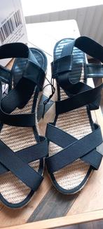 Sandalen nieuw maat 40/41, Ophalen of Verzenden, Nieuw, Zwart, Sandalen of Muiltjes