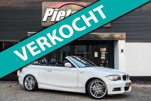 BMW 1-serie Cabrio 118i M Pakket ORIGINEEL NL NAP PDC CLIMA, Auto's, BMW, Bedrijf, Te koop, 1-Serie, ABS, Airbags, Airconditioning