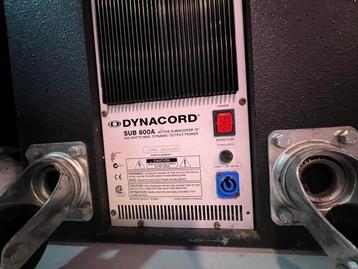 Dynacore speakers + Sub + Yamaha actief mengpaneel 2x500W beschikbaar voor biedingen
