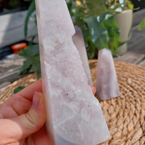 Nieuw agaat/amethist toren, Verzamelen, Mineralen en Fossielen, Mineraal, Ophalen of Verzenden