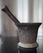 Antiek Franse gietijzeren vijzel - by Anno Toen, Antiek en Kunst, Ophalen