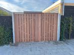 Trespa voor dubbele poort en loopdeur, Tuin en Terras, Tuinpoorten, Ophalen, 150 tot 200 cm, Composiet, Nieuw