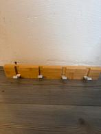 Houten Wandkapstok met 5 Haken, Nieuw, Minder dan 100 cm, Hout, Ophalen
