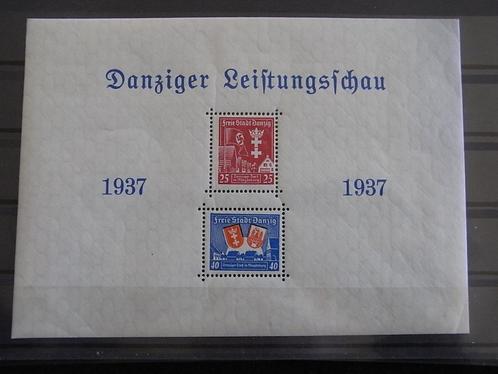 Duitse Rijk Danzig 1937 Mi. Block 3 I met Plaatfout 274 X I, Postzegels en Munten, Postzegels | Europa | Duitsland, Postfris, Overige periodes