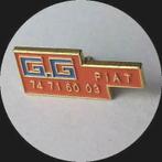 Zeldzame FIAT G.G pin, Verzamelen, Speldjes, Pins en Buttons, Transport, Speldje of Pin, Zo goed als nieuw, Verzenden