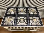 Luxe Boretti Fornuis creme 6 pits Incl. Afzuigkap 90 cm, Witgoed en Apparatuur, Fornuizen, Fornello Esperta, Ophalen of Verzenden