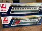 2x wagens Lima H0 ovp, Gelijkstroom, Wagon, Ophalen of Verzenden, Zo goed als nieuw