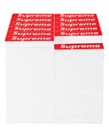 Supreme Sticker Table