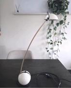 Italiaans design Valenti "Alina" jaren 70 bureaulamp wit, Gebruikt, Ophalen of Verzenden, Italiaans design jaren 70 minimalistisch postmodern