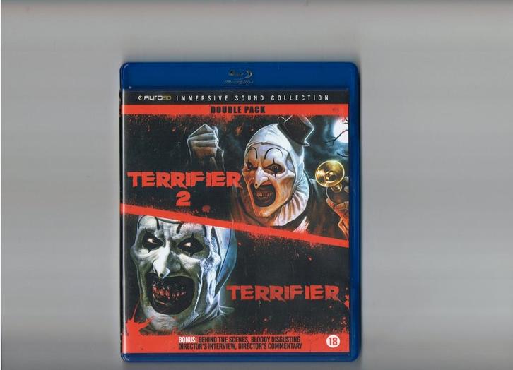 Blu-ray Terrifier 1 & 2 (€15 inclusief verzendkosten), Cd's en Dvd's, Blu-ray, Zo goed als nieuw, Horror, Boxset, Verzenden