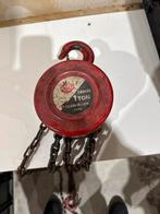 Kettingtakel - 1 Ton / 1000kg, Doe-het-zelf en Verbouw, Lieren en Takels, Ophalen of Verzenden, Gebruikt, Handmatig