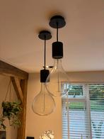 Plafondlampen met XXL Kooldraad Bollen, Ophalen of Verzenden, Zo goed als nieuw, Glas, Minder dan 50 cm