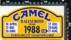 Sticker: Rallycross Seizoen 1988 - Eurocircuit Valkenswaard, Ophalen of Verzenden, Zo goed als nieuw, Auto of Motor