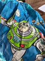 Blauwe gordijnen met Buzz Lightyear, Ophalen of Verzenden, Zo goed als nieuw, 200 cm of meer