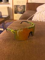 Pit Viper Zonnebril Panterprint - Nieuwstaat, Overige merken, Zonnebril, Geel, Ophalen of Verzenden