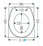 Saqu Toiletbril Softclose & Quickrelease - Wit, Doe-het-zelf en Verbouw, Sanitair, Ophalen of Verzenden, Zo goed als nieuw, Toilet