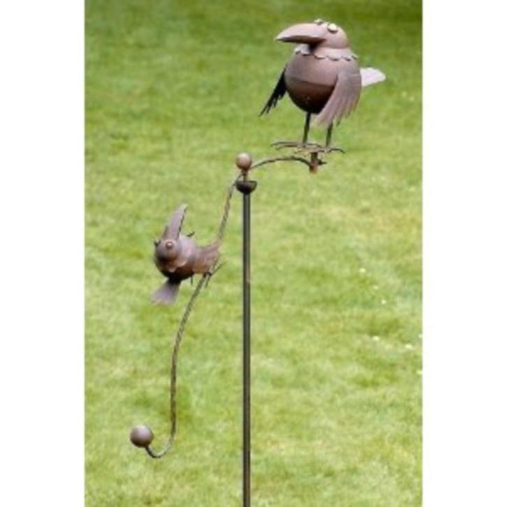 Tuinsteker, tuinprikker, windspel, grote Balans met Vogels, Tuin en Terras, Tuinstekers, Nieuw, Ophalen of Verzenden