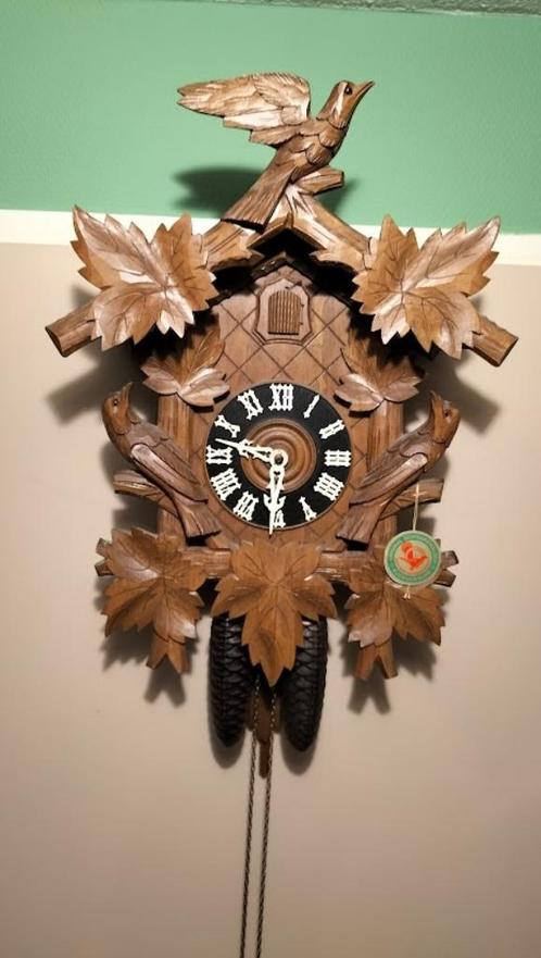 koekoeksklok HUBERT HERR TRIBERG+8 daags uurwerk, Antiek en Kunst, Antiek | Klokken, Ophalen