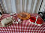 Emsa vintage servies botervloot, eierdopjes etc., Huis en Inrichting, Keuken | Servies, Overige materialen, Gebruikt, Overige typen