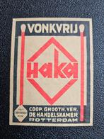 Lucifer paketiket Haka Vonkvrij, Verzamelen, Ophalen of Verzenden, Gebruikt