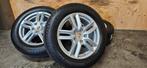 18" Porsche Cayenne 958 / hybrid orig velgen winterbanden, 18 inch, Gebruikt, 255 mm, Banden en Velgen