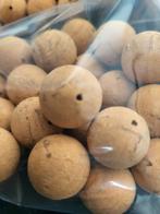 100x portugese kurken ballen met gat 18mm voor dobberbouw, Ophalen of Verzenden, Nieuw