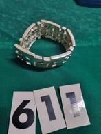 Armband zilverkleurig geschakeld no611, Sieraden, Tassen en Uiterlijk, Overige Accessoires, Ophalen of Verzenden