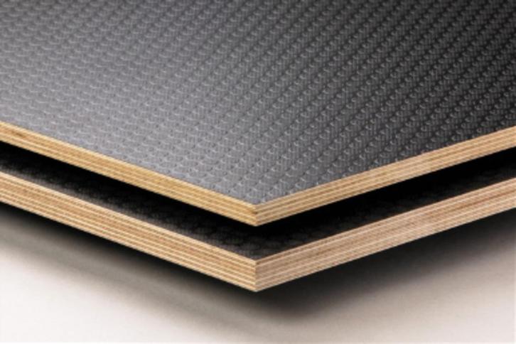 BETONTRIPLEX 1- ZIJDIG ANTISLIP 18mm 250x125cm, Doe-het-zelf en Verbouw, Platen en Panelen, Nieuw, Multiplex, Minder dan 20 mm